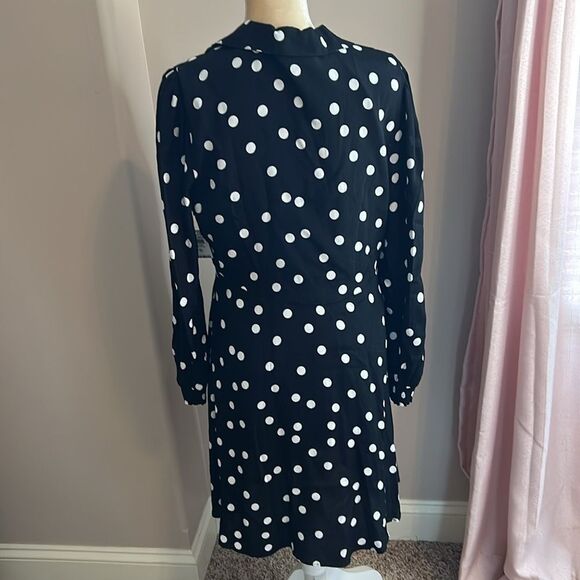 NWT ON 34th Polka Dot Dress(size 12) - Picture 5 of 8